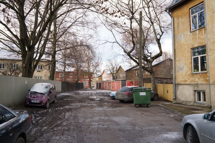Ein Hinterhof